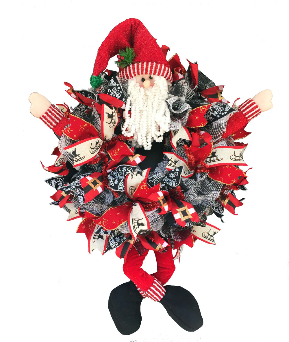 2016 Santa Wreath Tutorial