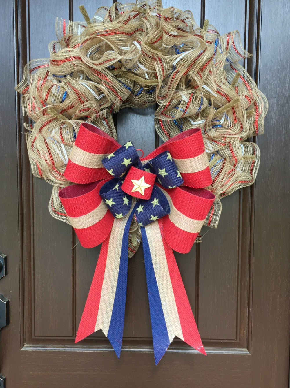 2017 Minimalist Patriotic Wreath Tutorial