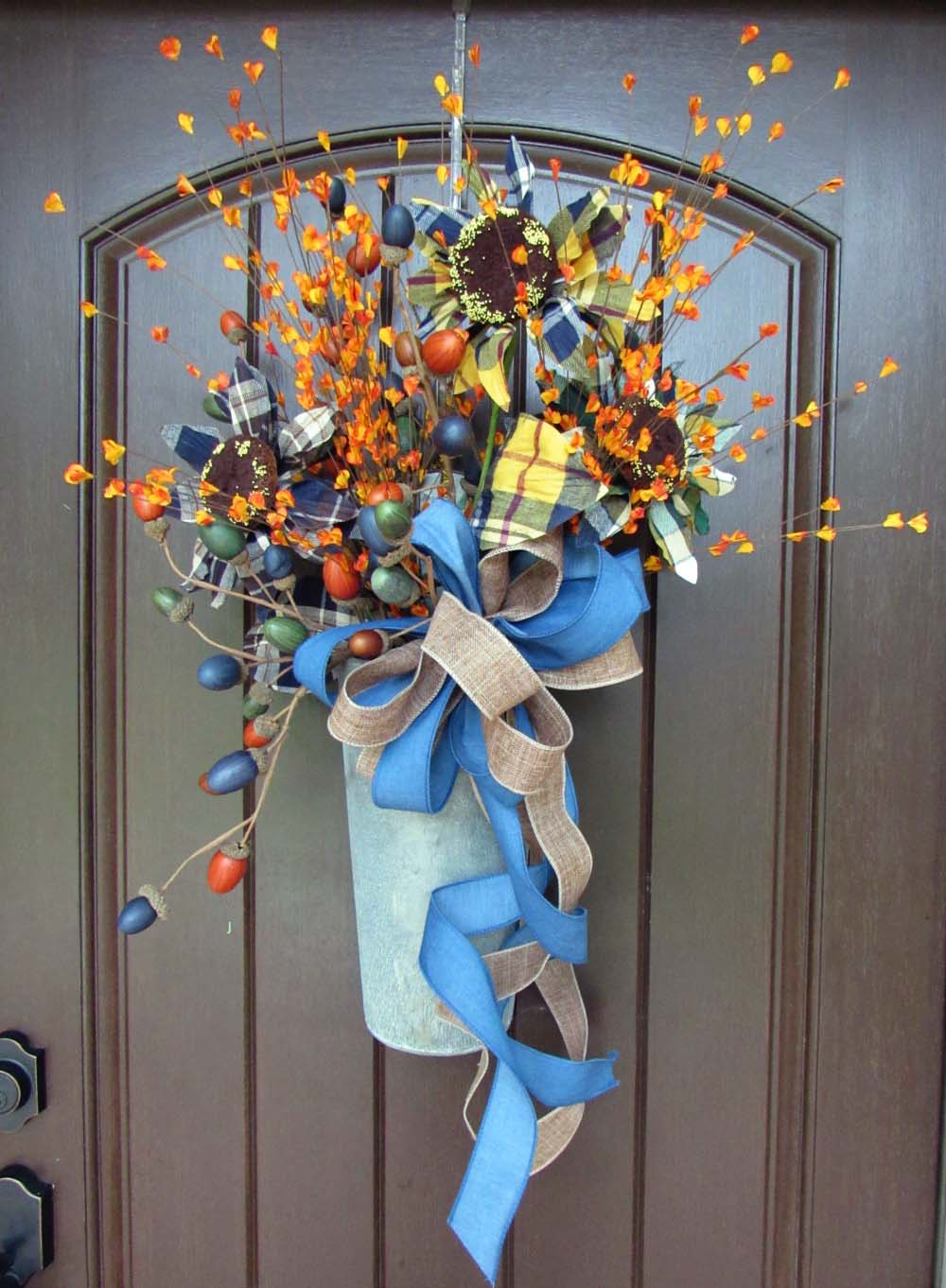 2017 Autumn Door Floral Tutorial