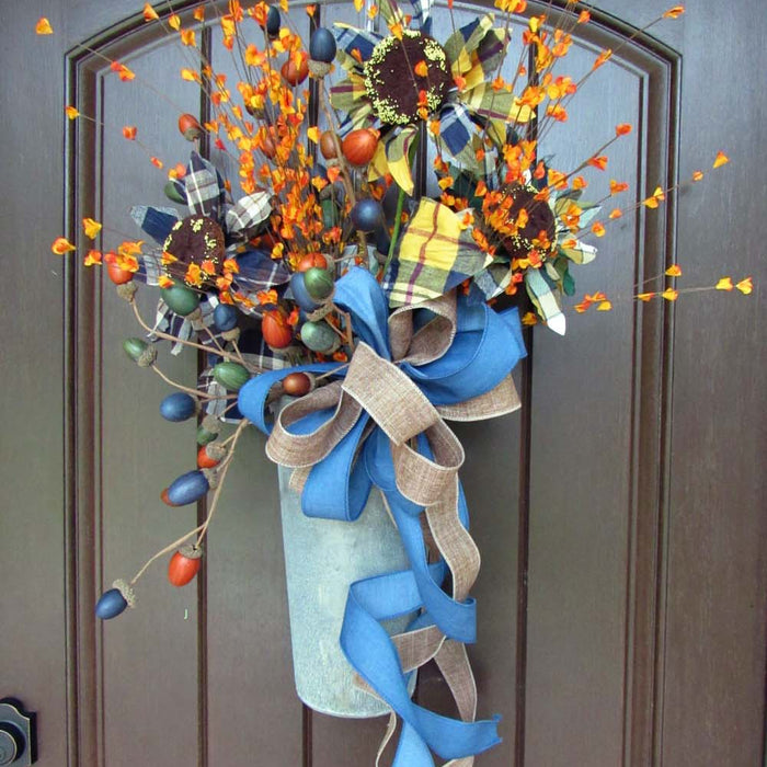 2017 Autumn Door Floral Tutorial