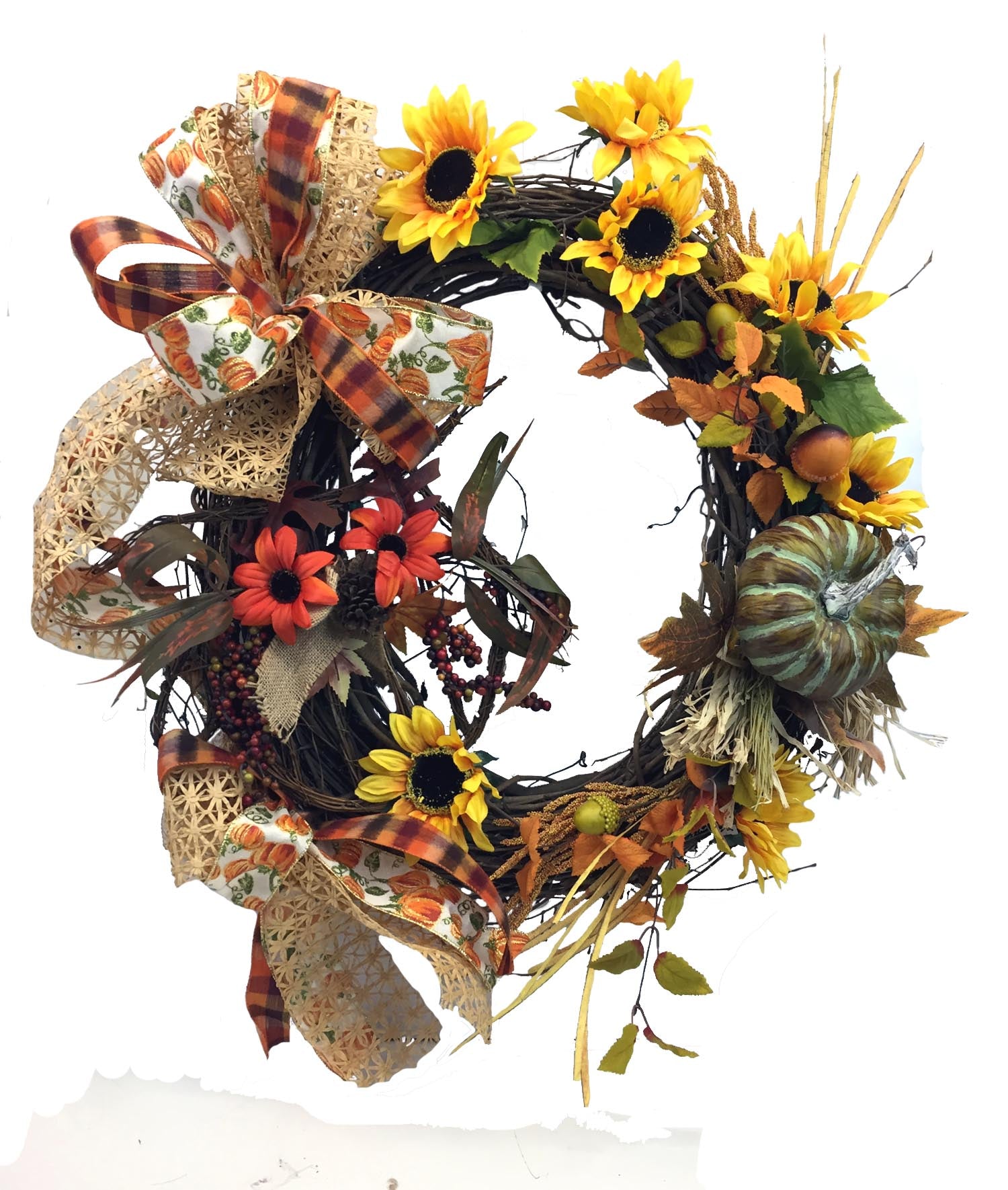 Autumn Grapevine Wreath Facebook Live 9/26/17