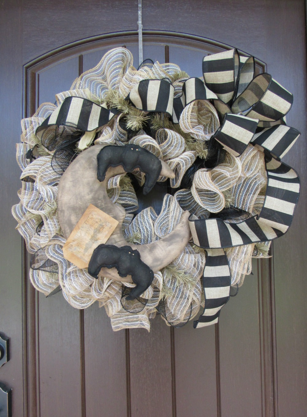 2017 Primitive Halloween Wreath Tutorial