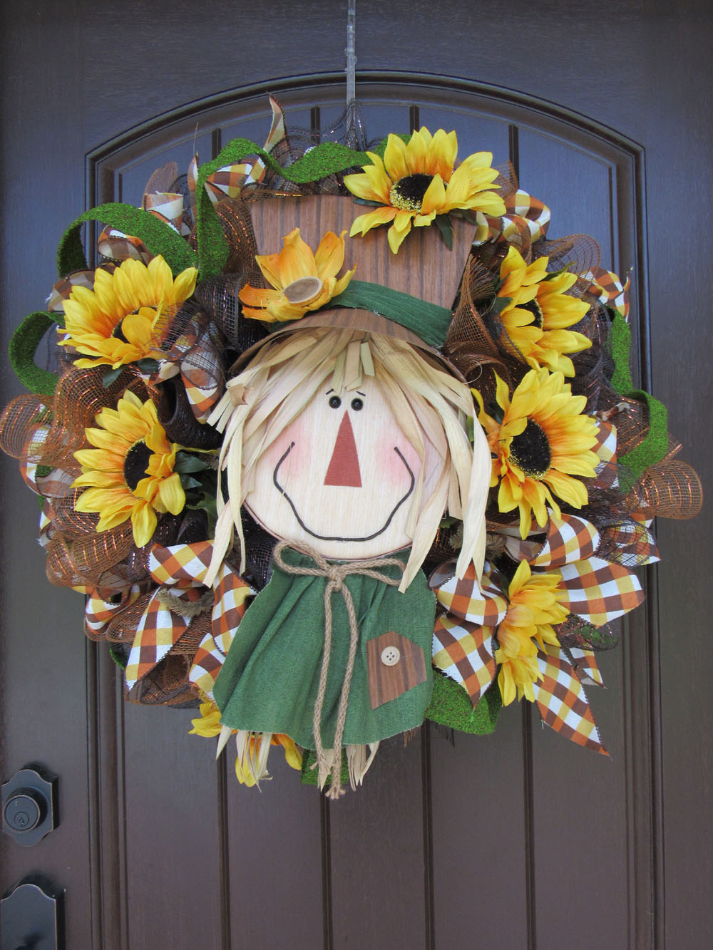 2017 Scarecrow Head Wreath Tutorial