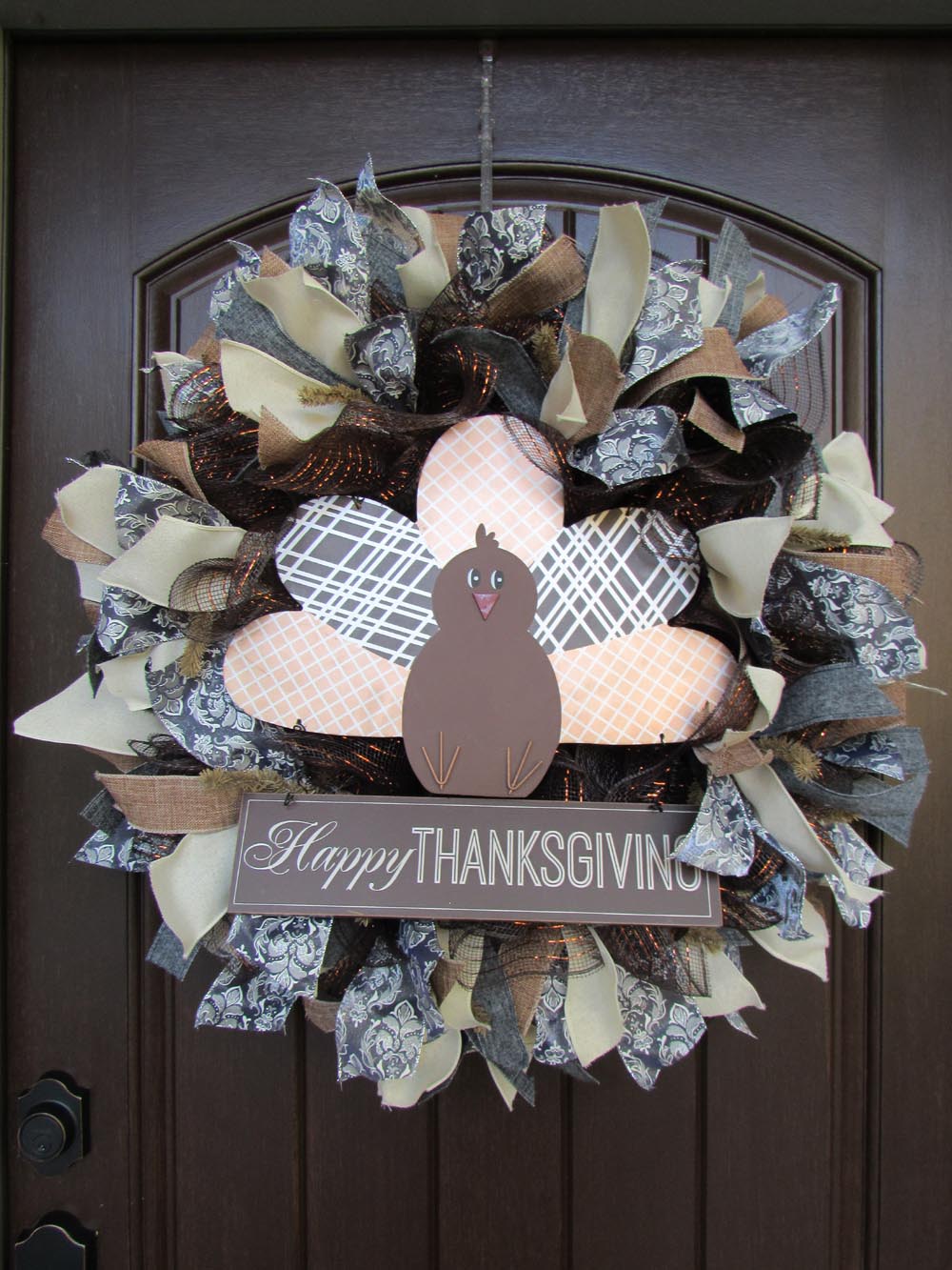 2017 Happy Thanksgiving Wreath Tutorial