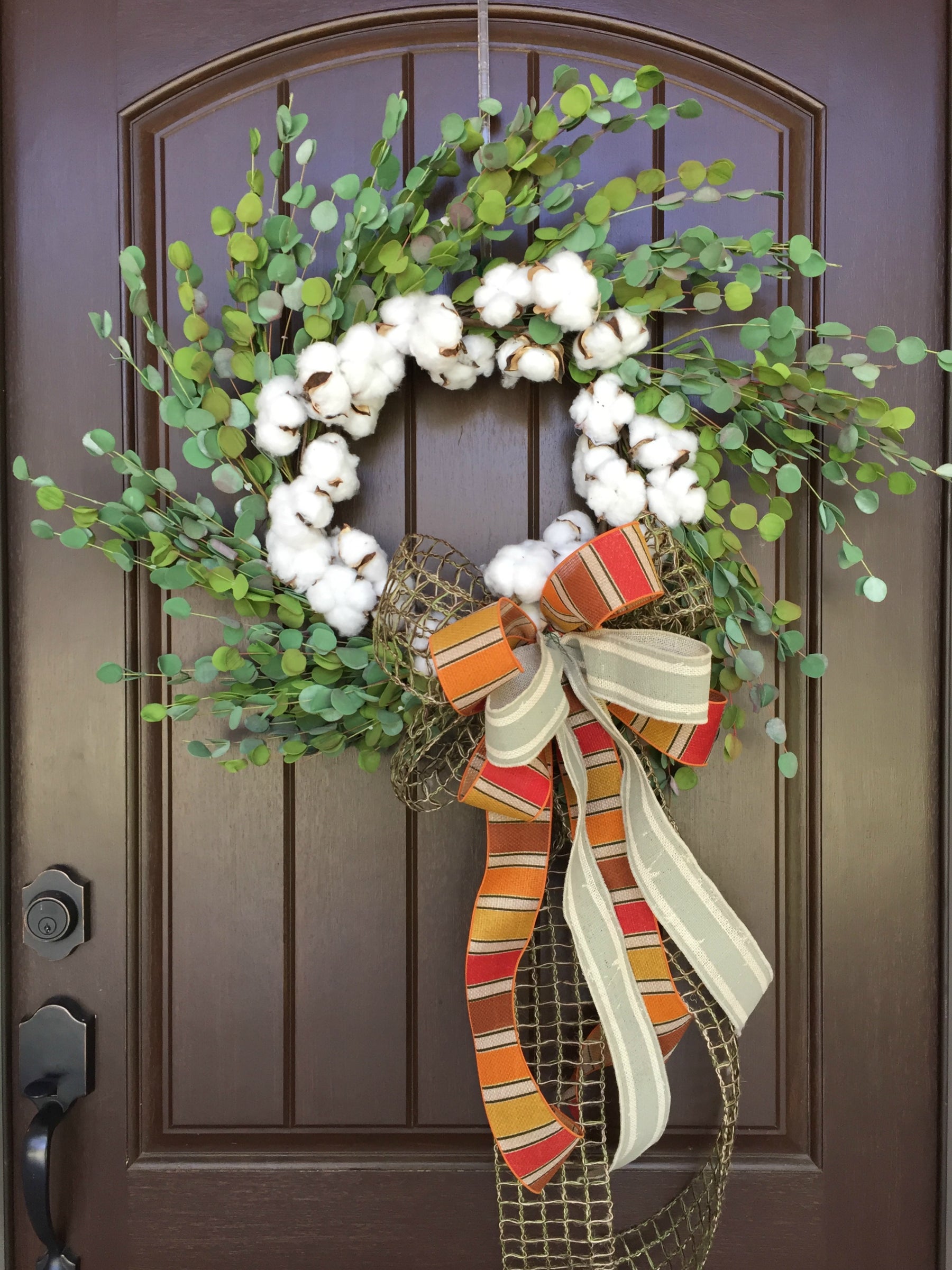 2017 Eucalyptus & Cotton Wreath Tutorial