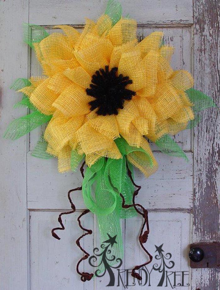 Yellow Paper Flower Tutorial