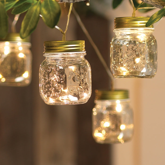 RAZ Mason Jar String Lights