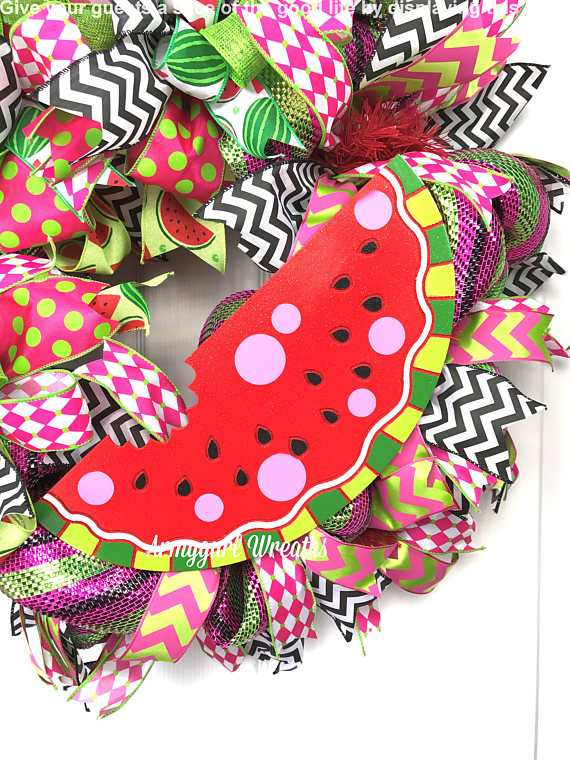 Watermelon Wreath by Armygurl Wreaths