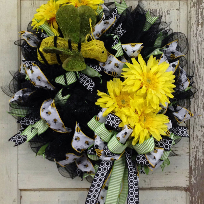 Bumblebee Wreath Tutorial 2016