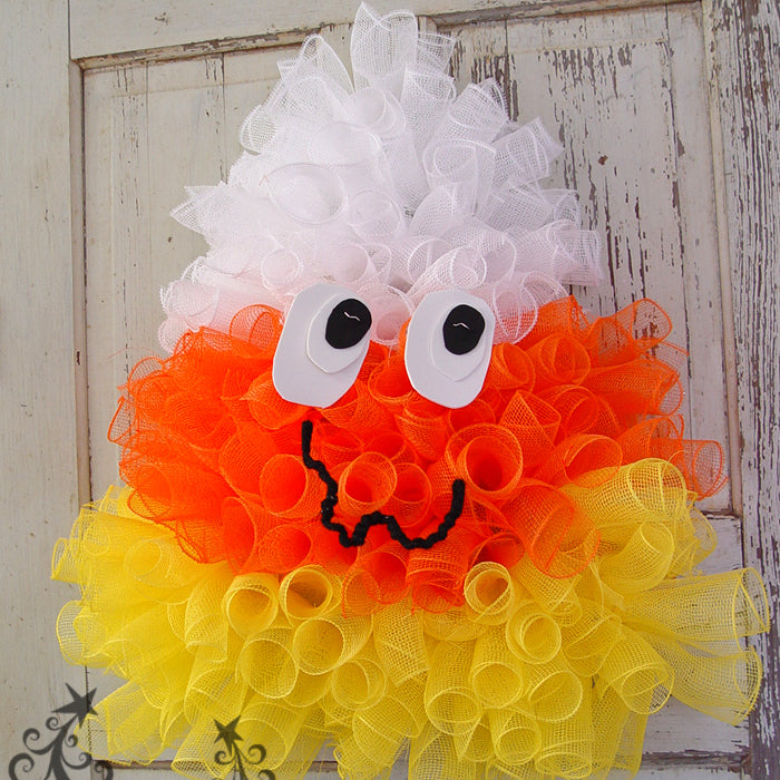 Candy Corn Wreath Tutorial