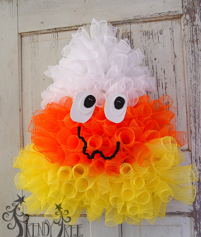 Candy Corn Wreath Tutorial