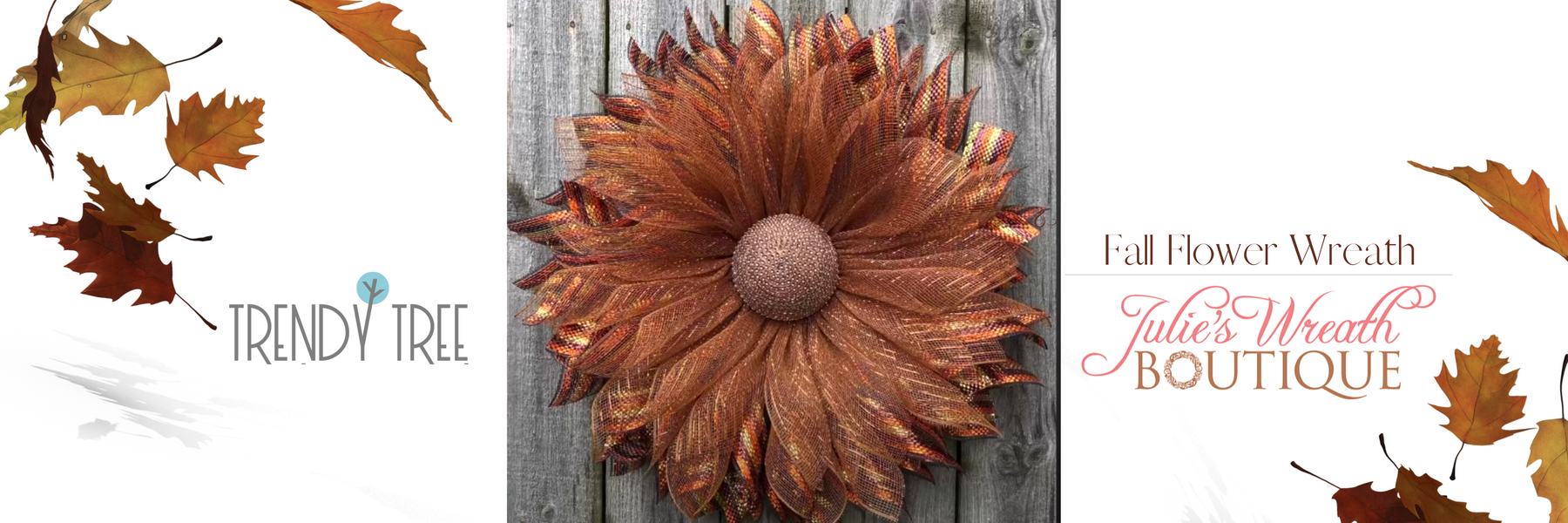 Fall Flower Wreath Collab with Julie's Wreath Boutique