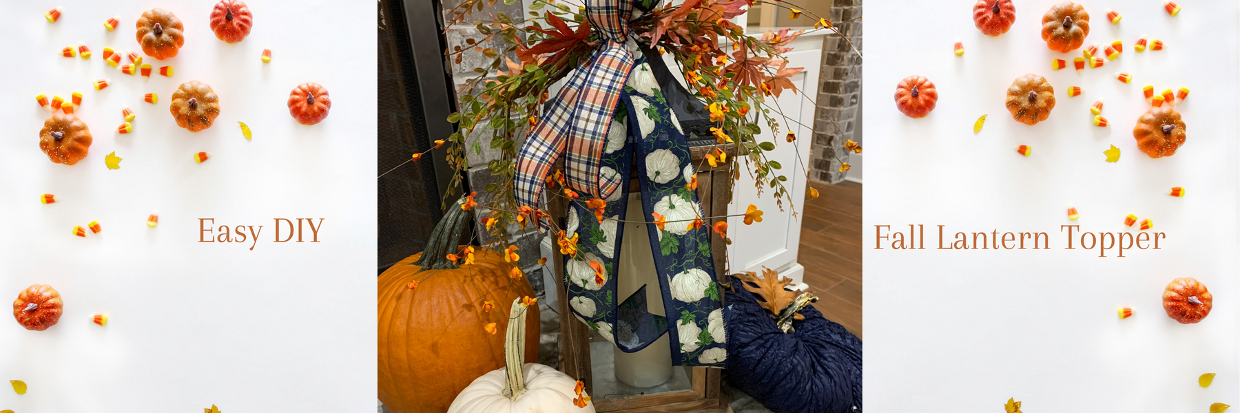 Easy Fall Lantern Topper