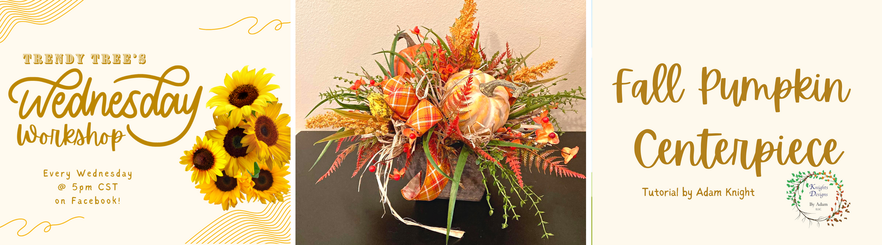 fall pumpkin centerpiece tutorial with trendy tree supplies