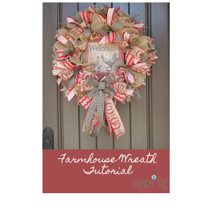 Farmhouse Wreath Tutorial