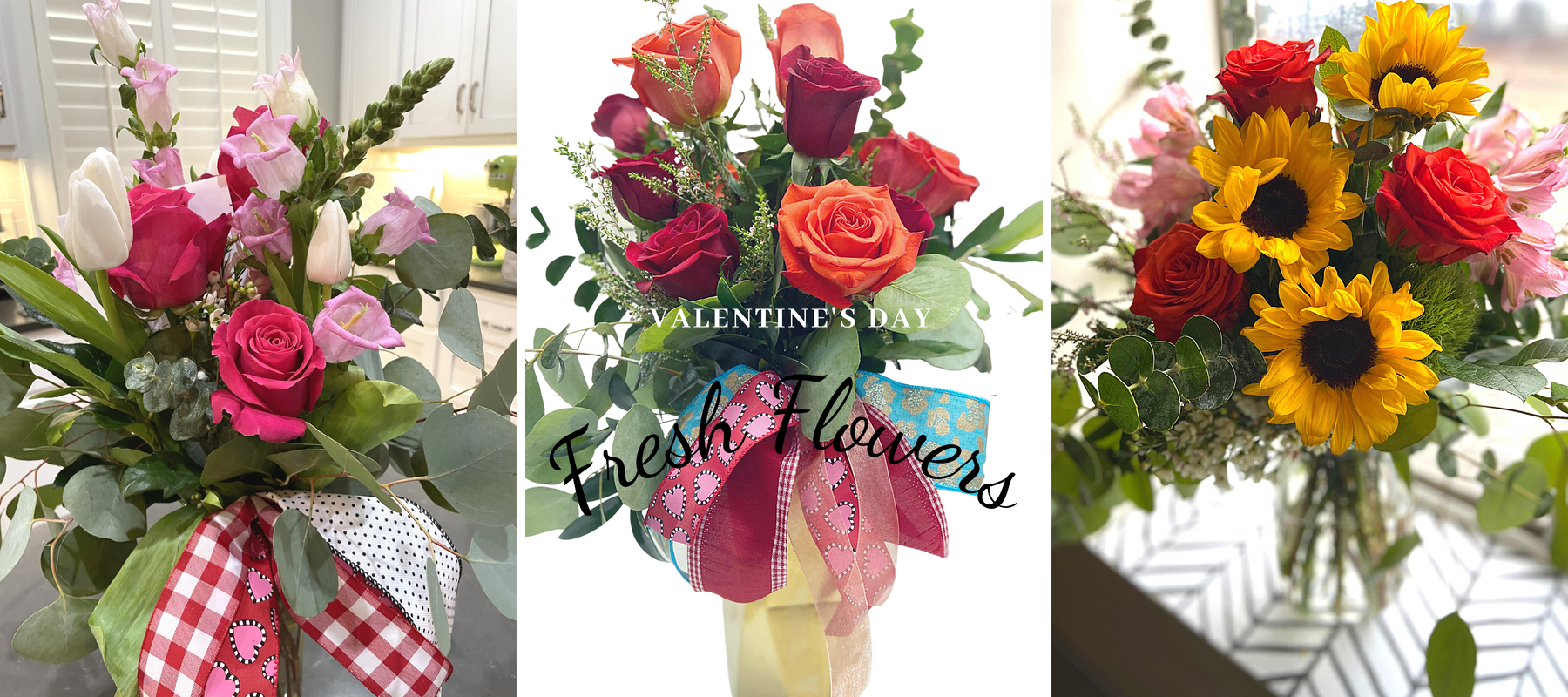 Fresh Flowers for Valentine's Day