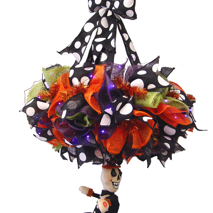 Halloween Chandelier Tutorial with RAZ Decor