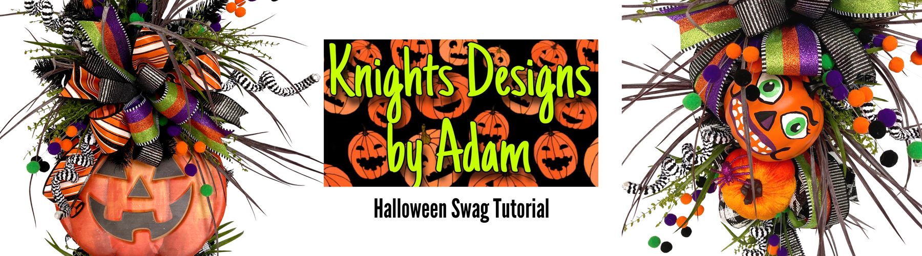 Halloween Swag Tutorial with Knights Designs by Adam