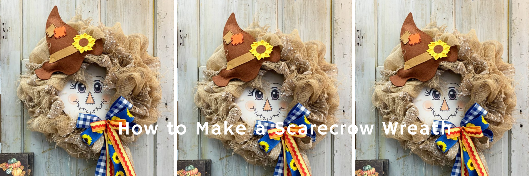 How to Make a Scarecrow Wreath