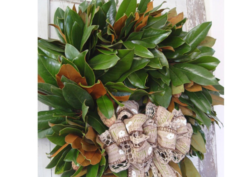 Fresh Magnolia Wreath Tutorial