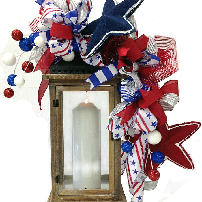 Patriotic Lantern Topper Tutorial 2016