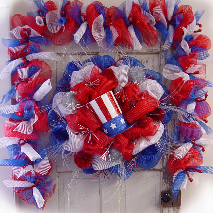 Patriotic Wreath & Garland Tutorial