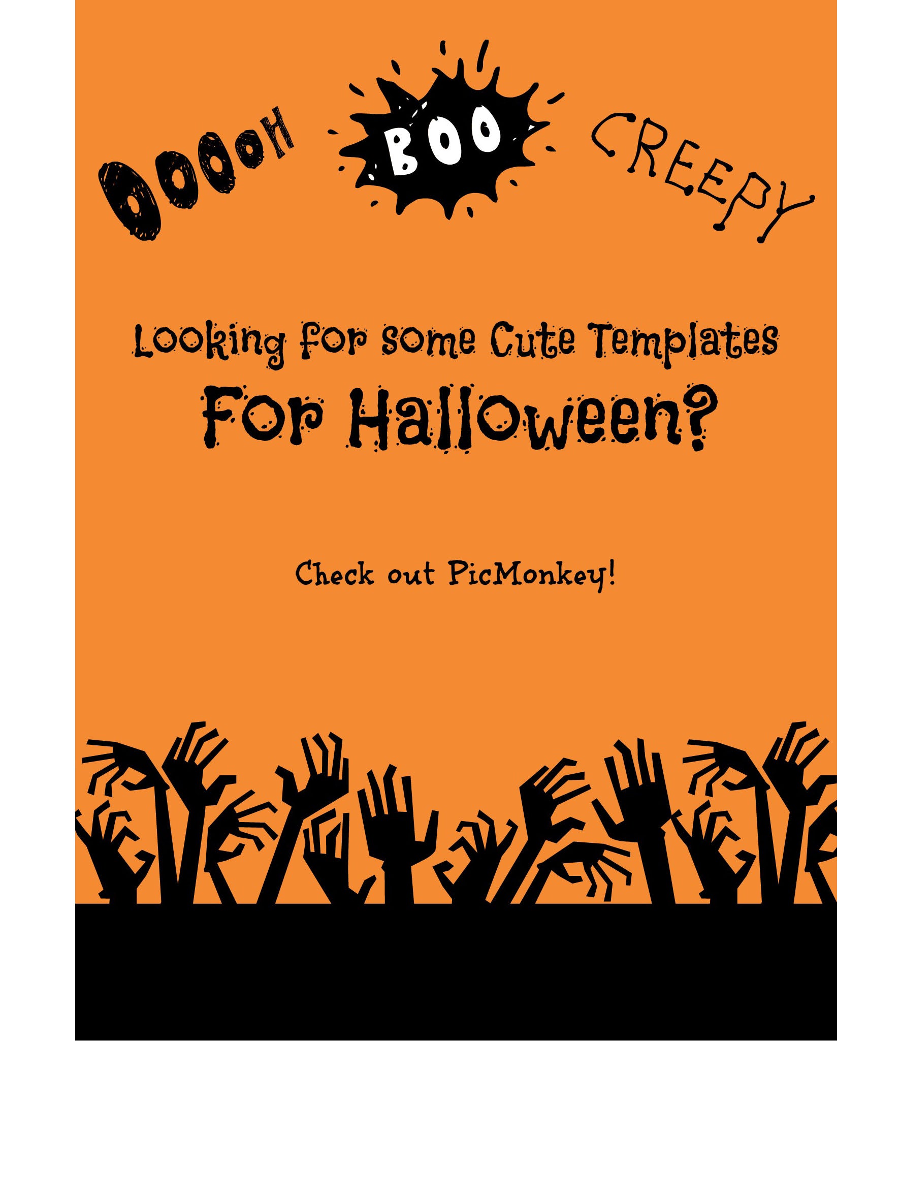 Need Some Cute Templates for Halloween? Try PicMonkey