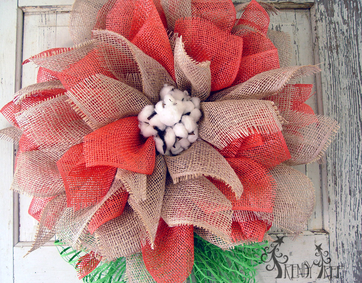 Poly Jute - Poly Burlap Flower Tutorial