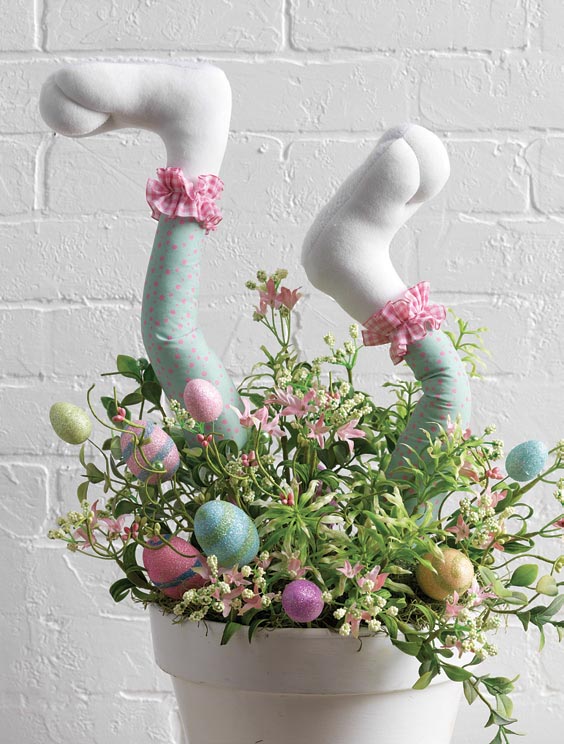 Bunny Leg Centerpiece by RAZ