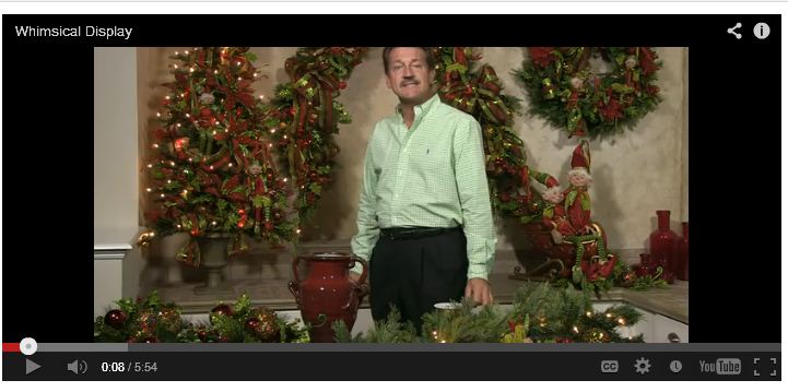 RAZ Imports Christmas Decoration Video - Elves, Garland, Swag, Wall Tree and Centerpiece