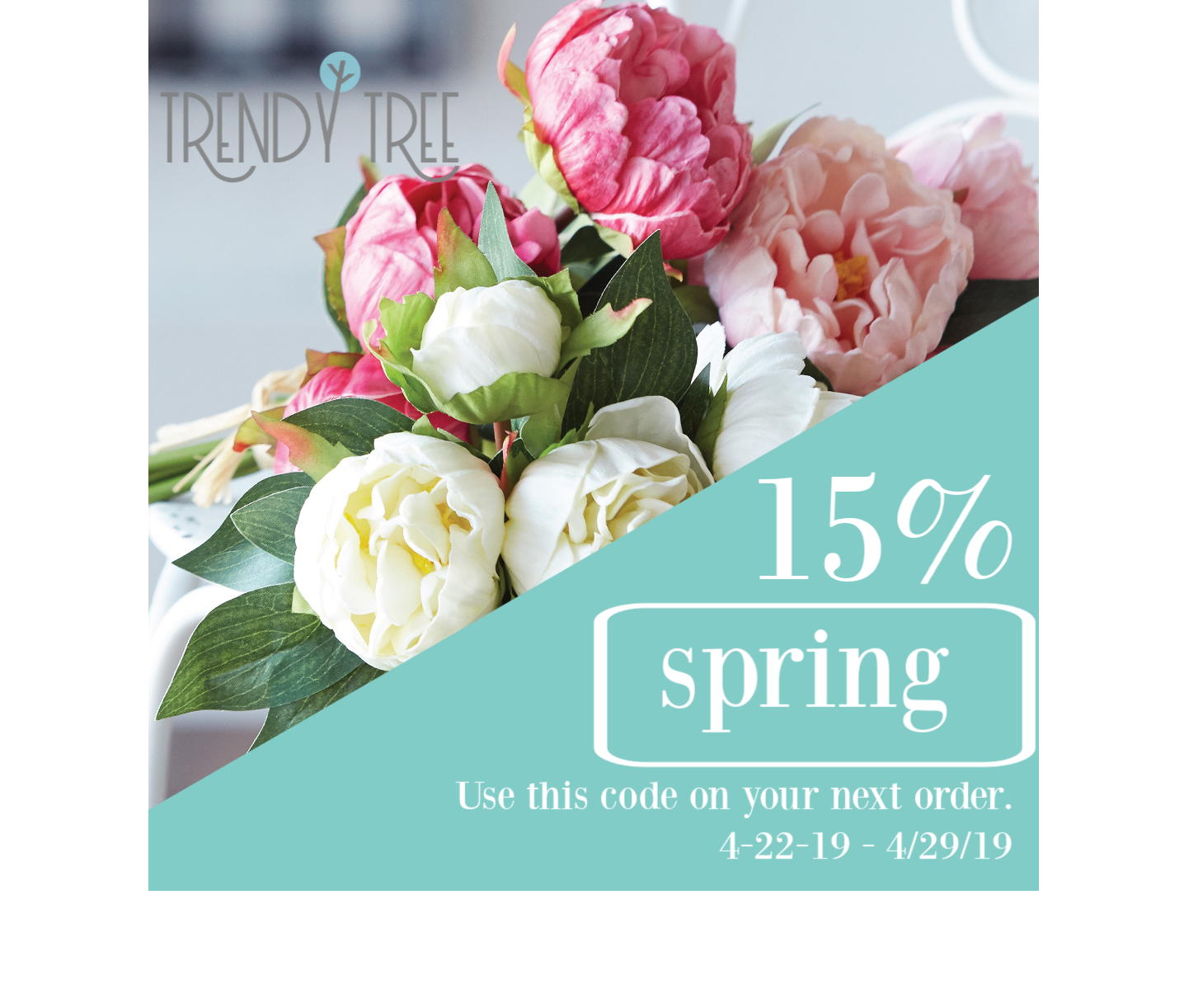 Spring Savings! 15% Off!