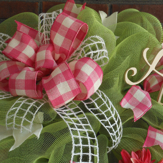 Spring Deco Poly Mesh Wreath Tutorial