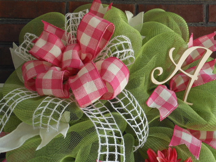 Spring Deco Poly Mesh Wreath Tutorial