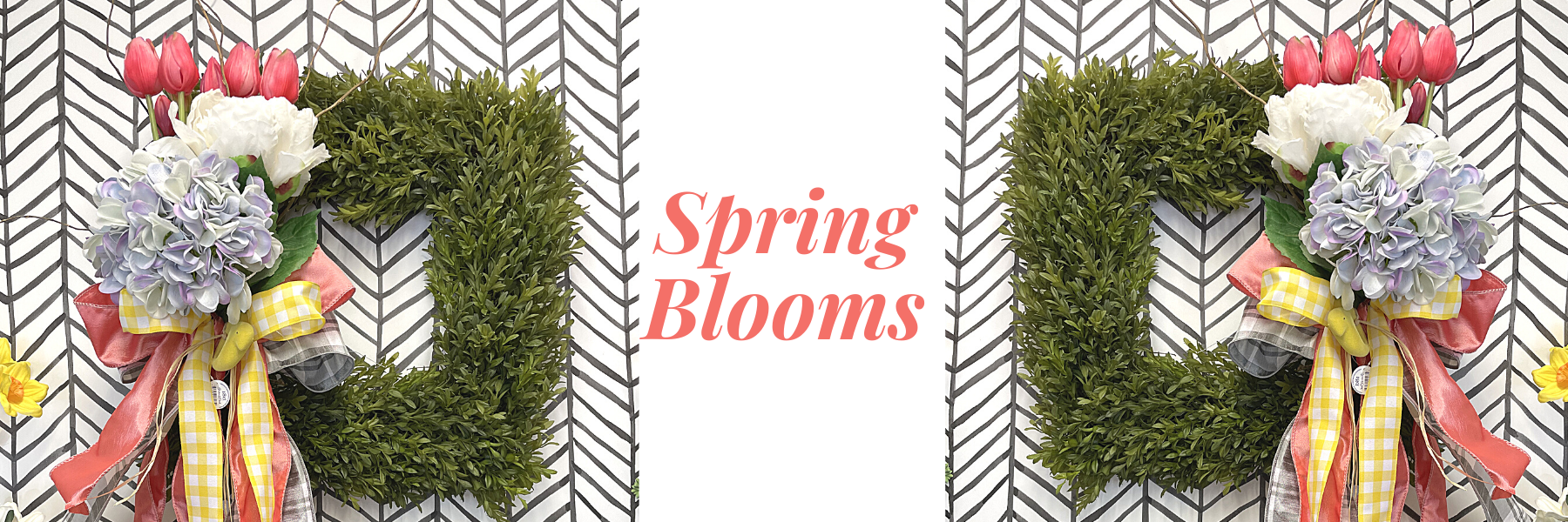 Start with a Premade Wreath & Add Spring Blooms