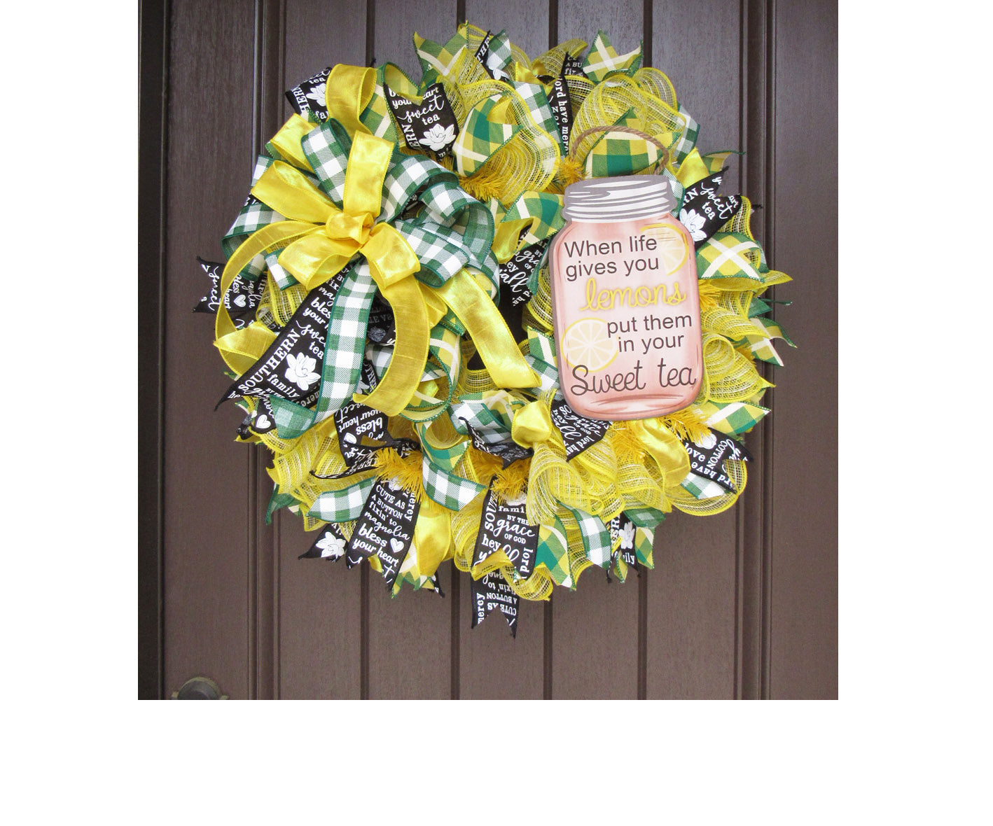 Sweet Tea Wreath Tutorial