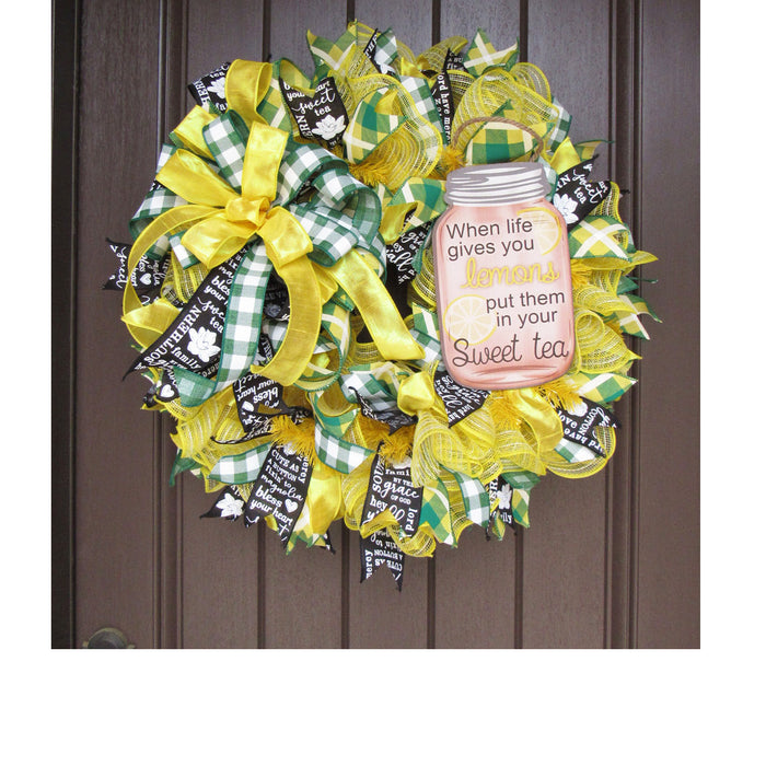 Sweet Tea Wreath Tutorial