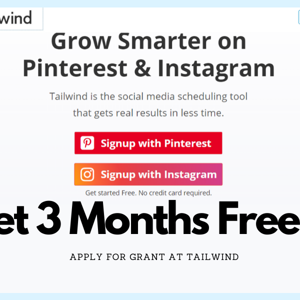Three Months of Tailwind FREE
