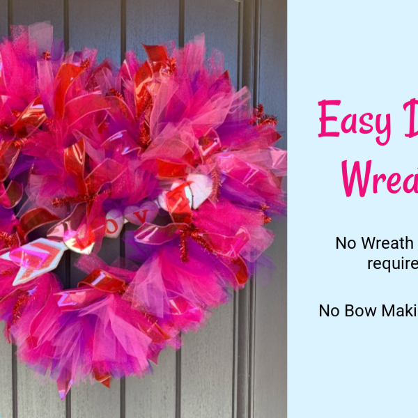 Tulle Valentine Wreath Tutorial