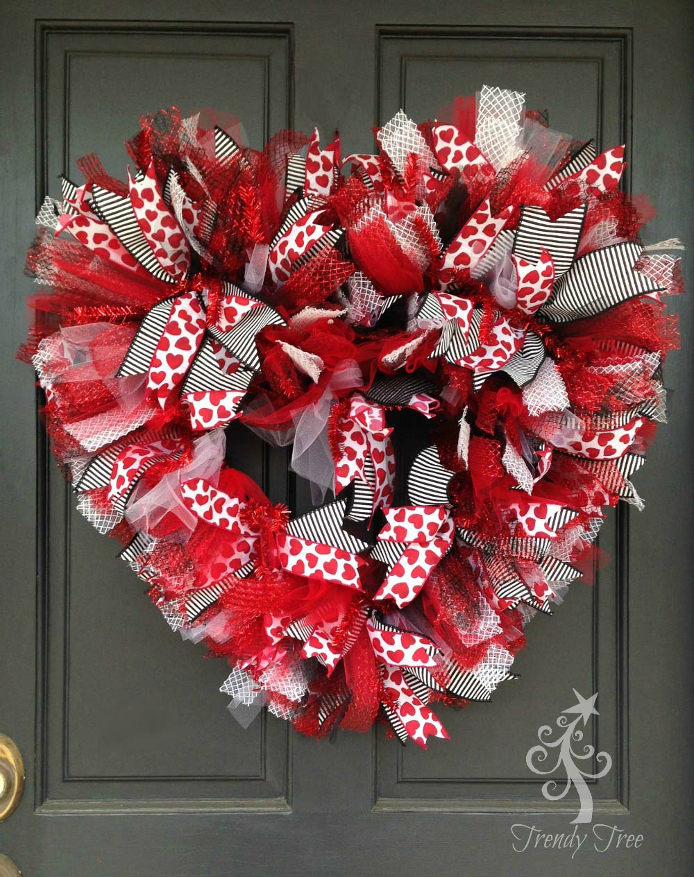 Basic Red Valentine Wreath 2016