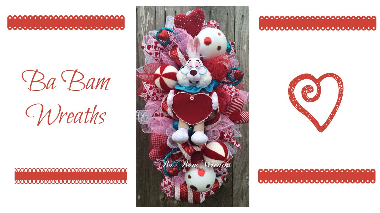 Valentine Wreath by Trendy Tree Custom Designers