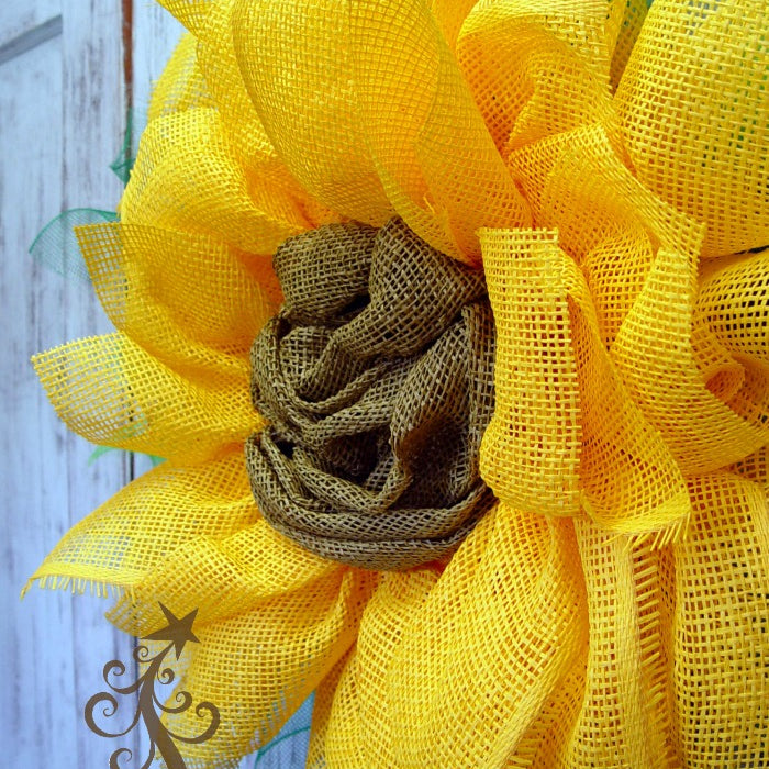 New Sunflower Yellow Paper Flower Tutorial with Paper Mesh Center