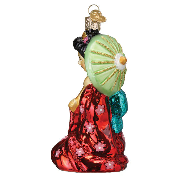 Geisha Ornament Old World Christmas 10249