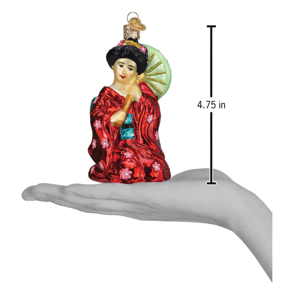 Geisha Ornament Old World Christmas 10249