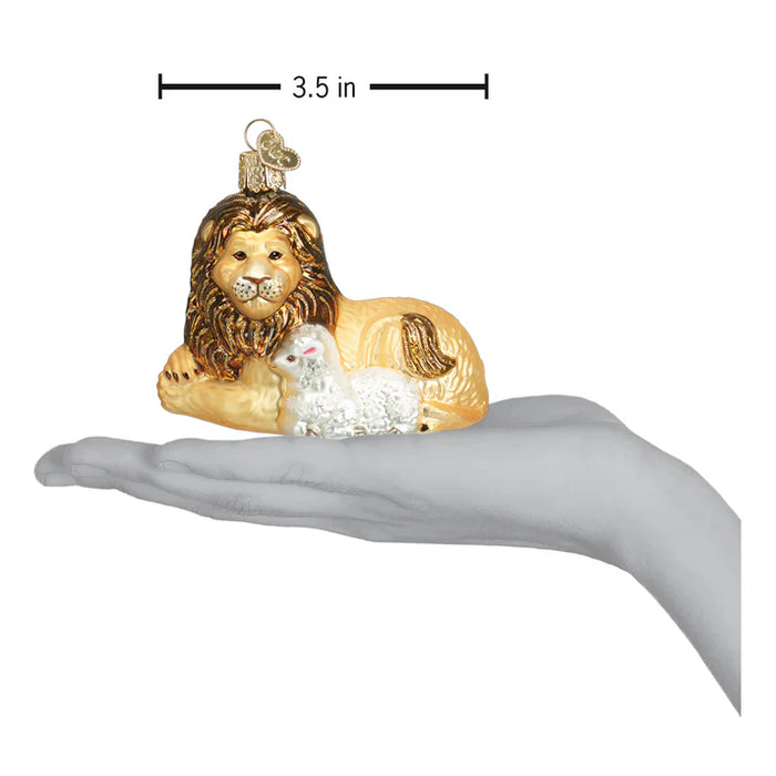 Lion And Lamb Ornament Old World Christmas Ornament 12086