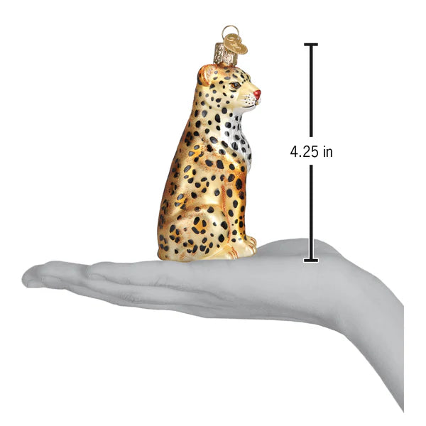 Leopard Old World Christmas Ornament 12148