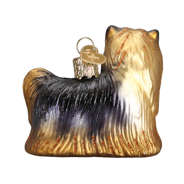 Yorkie Dog 12151 Old World Christmas Ornament