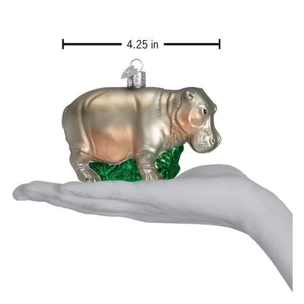 Hippopotamus Ornament Old World Christmas Ornament 12158