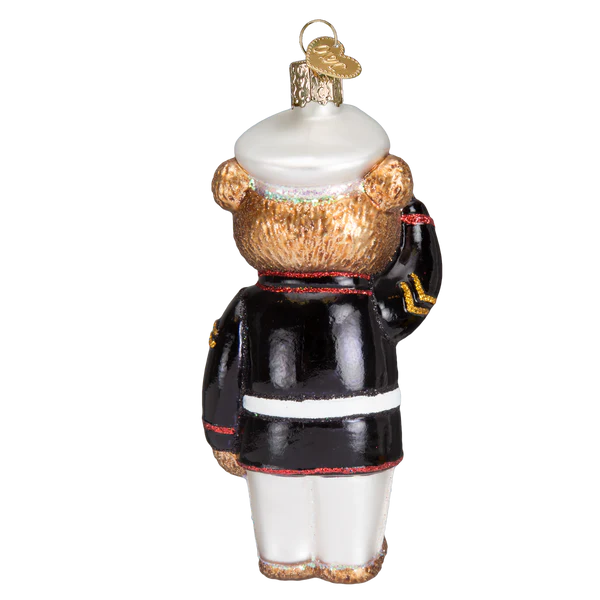 Marine Bear Ornament Old World Christmas 12403