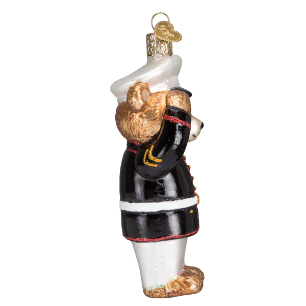 Marine Bear Ornament Old World Christmas 12403