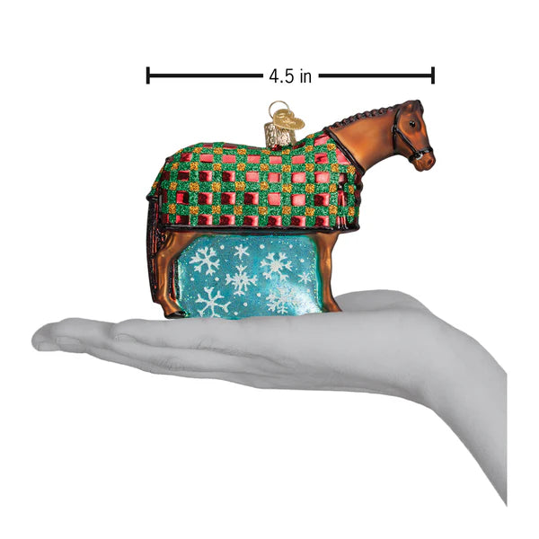 Snowflake Horse Ornament Old World Christmas Ornament 12424